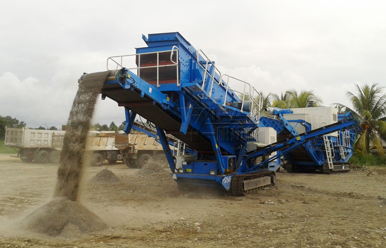 履带式移动破碎站