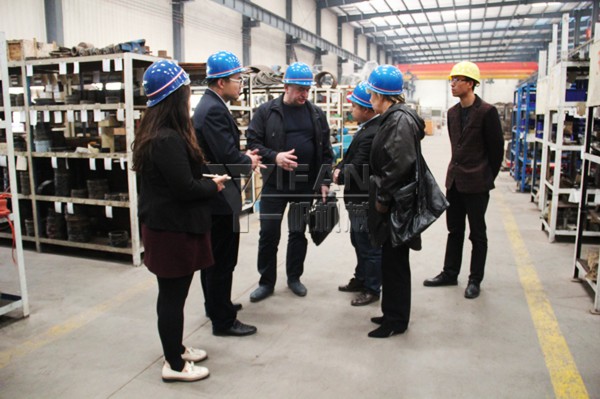 俄罗斯客户考察一帆机械 俄罗斯客户考察一帆机械