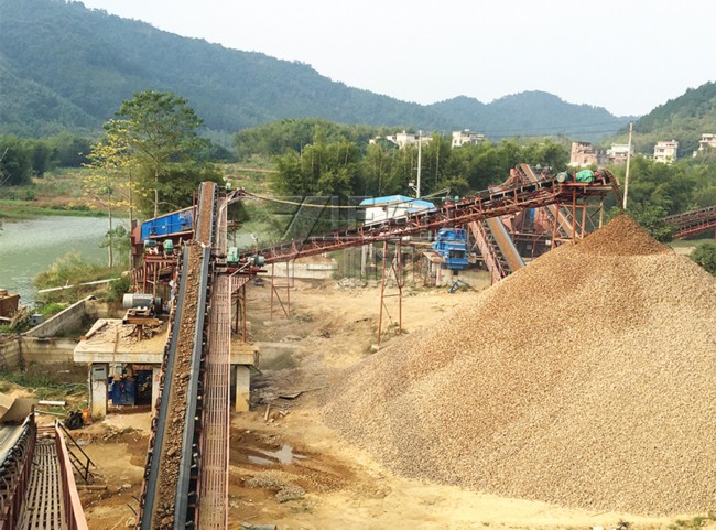 河卵石制砂生产线 河卵石制砂生产线