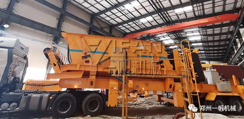 建筑垃圾处理设备出厂前调试