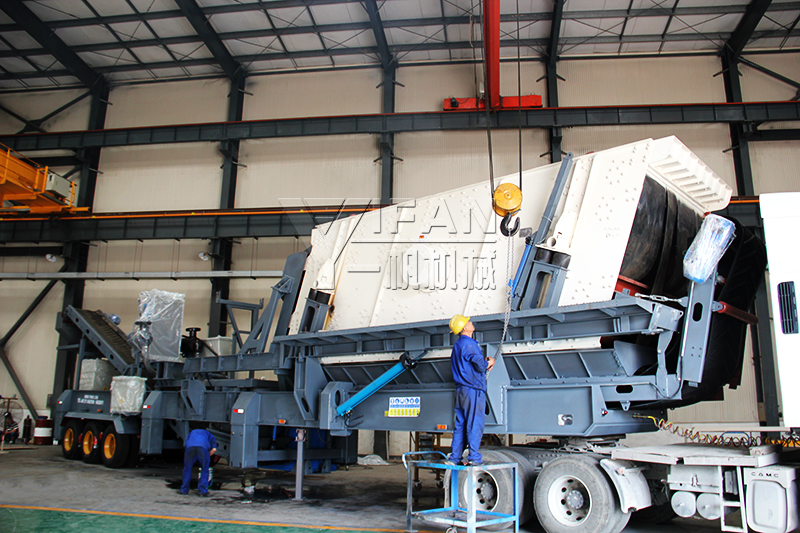 移动破碎站试机 移动破碎站试机